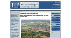 Desktop Screenshot of hpversicherungen.de